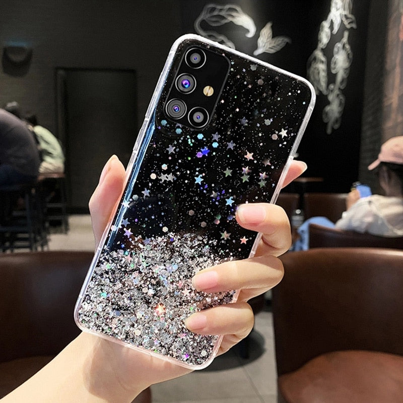 Bling Glitter Star Case For Samsung Galaxy