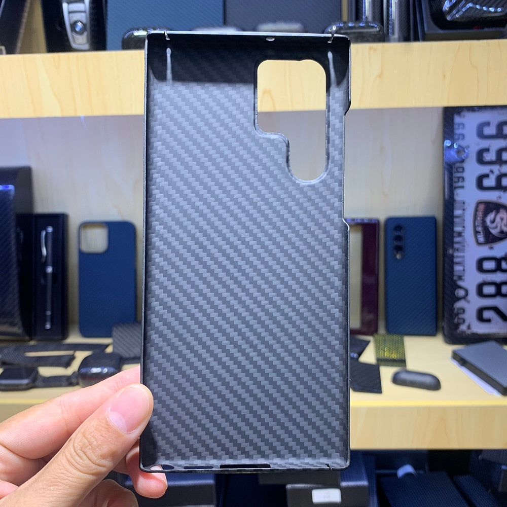 Carbon fibre phone case For Samsung Galaxy