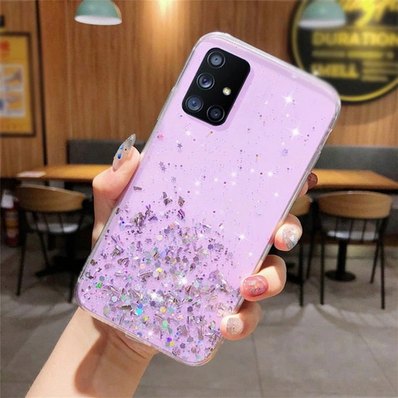 Bling Glitter Star Case For Samsung Galaxy