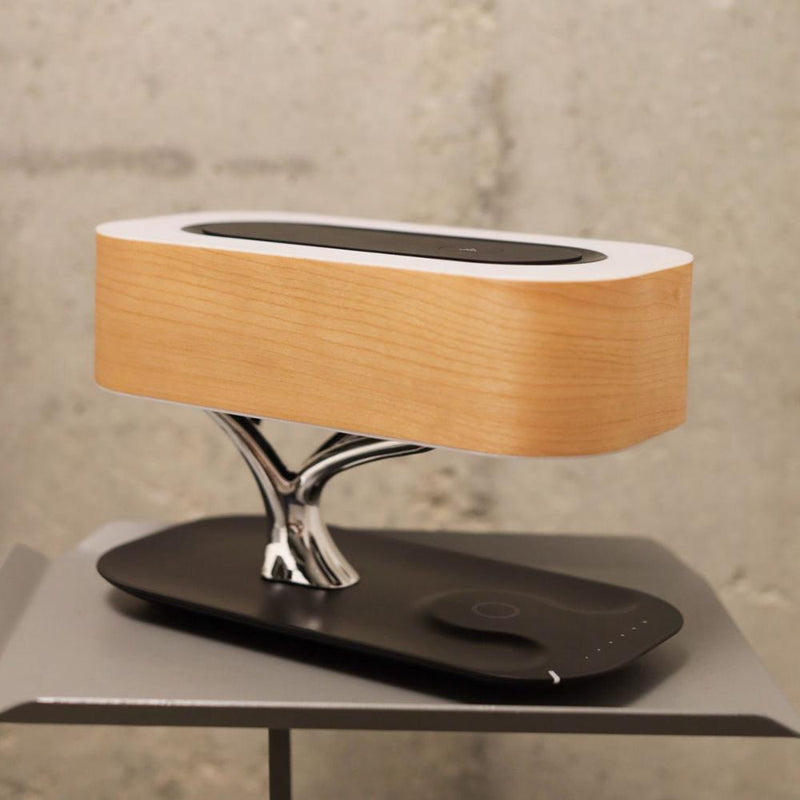 Light of the tree new technology fast wireless charger with speaker and bedside lamp - Carbon Cases