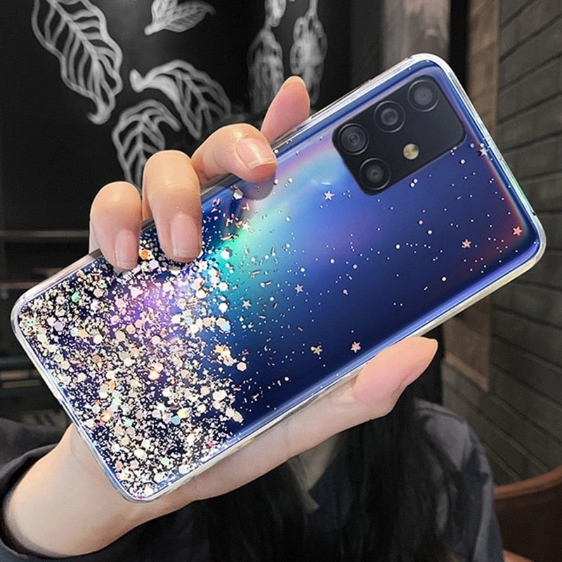 Bling Glitter Star Case For Samsung Galaxy