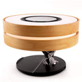 Wooden Smart Table Lamp with TWS Wireless Speaker Qi Wireless Charger - Carbon Cases