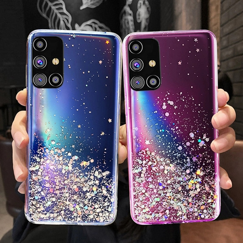 Bling Glitter Star Case For Samsung Galaxy