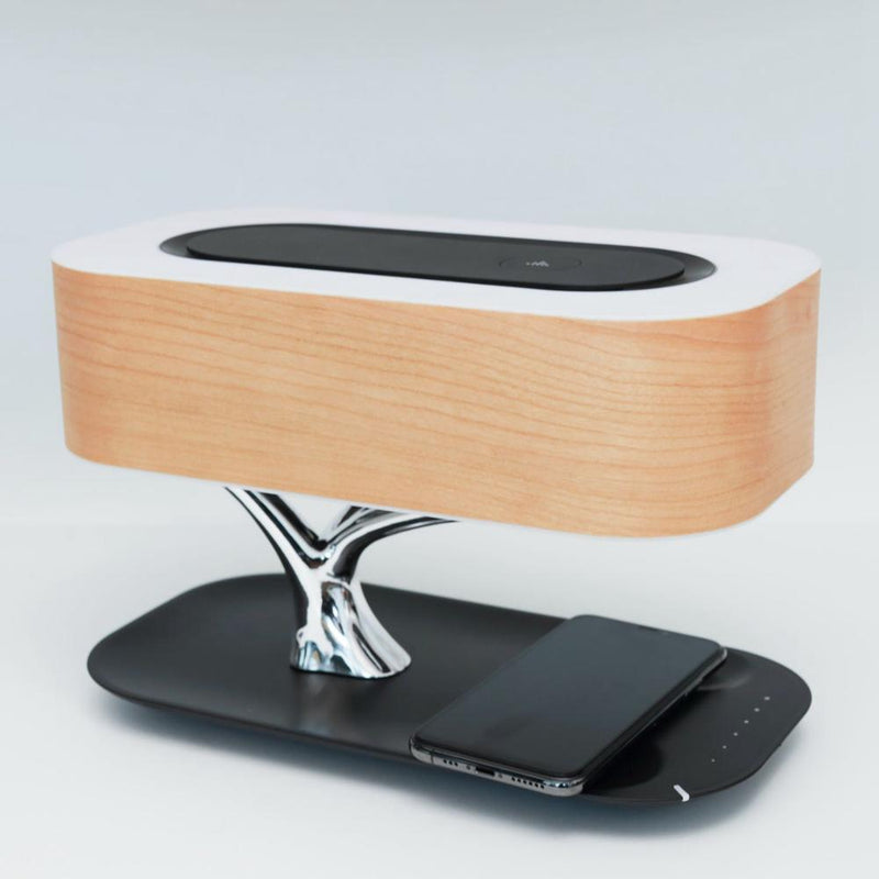 Light of the tree new technology fast wireless charger with speaker and bedside lamp - Carbon Cases