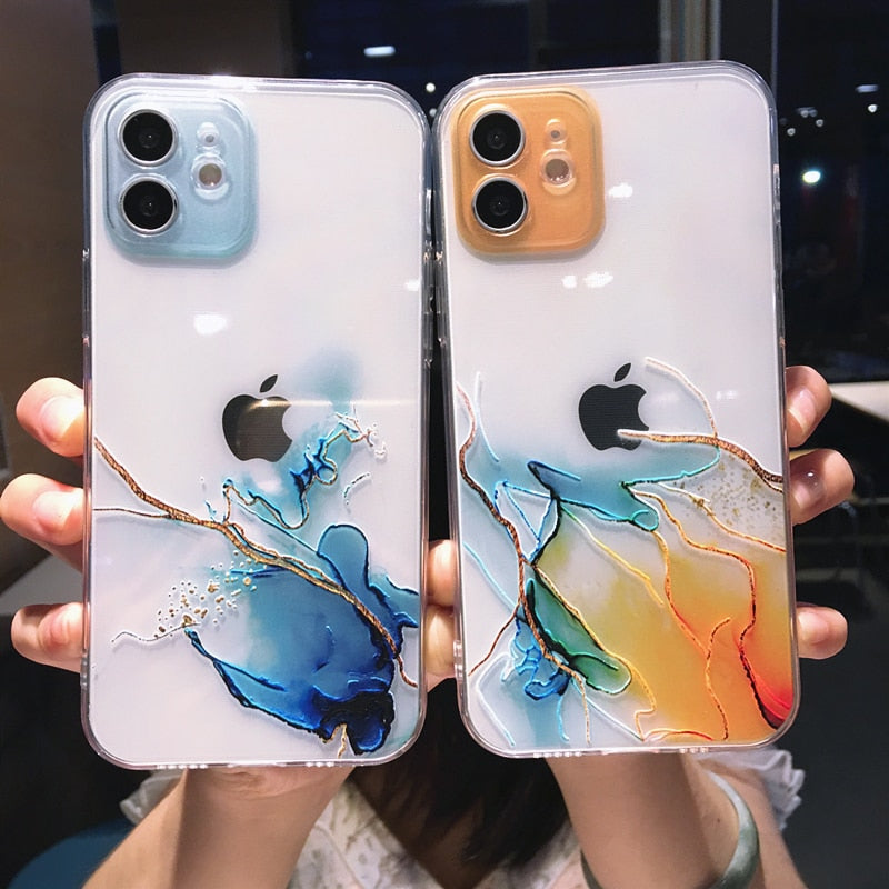 Watercolour Painting Phone Case For iPhone