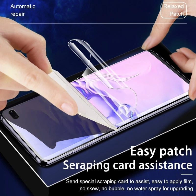 4Pcs Hydrogel Film Screen Protector For Samsung Galaxy