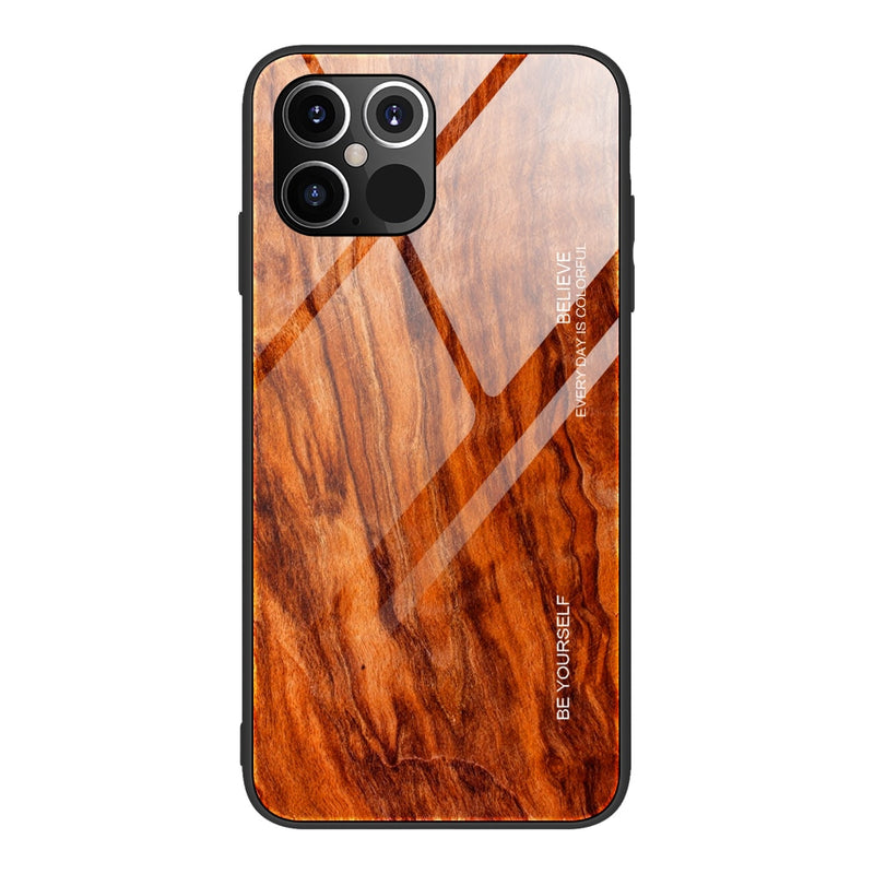 Wood Grain Phone Case For iPhone