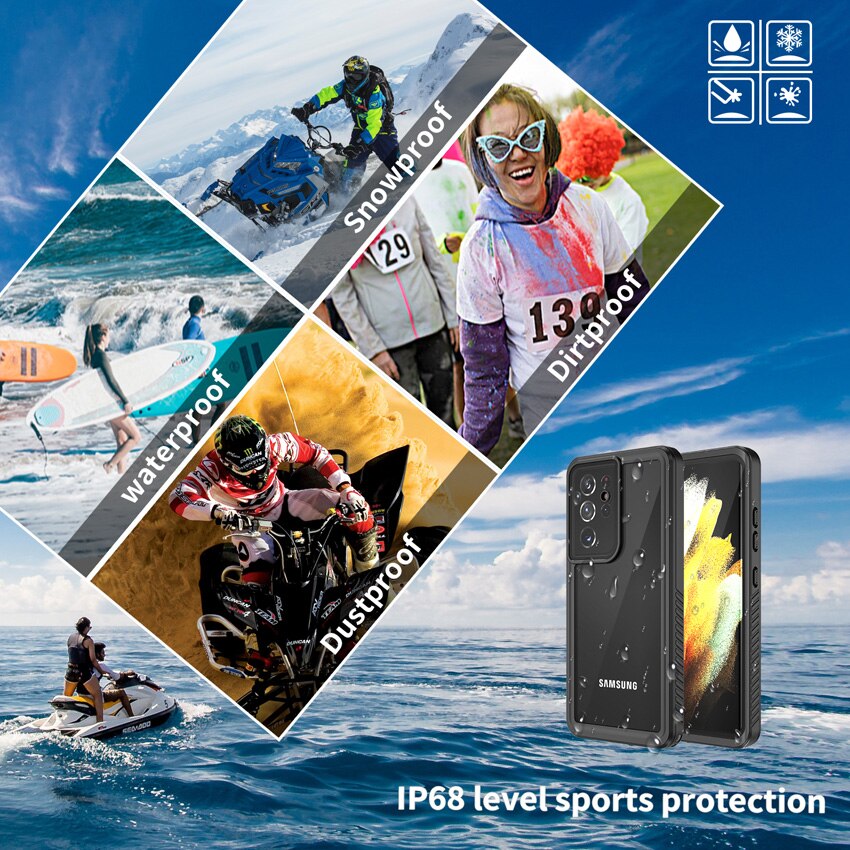 IP68 Waterproof Case For Samsung Galaxy