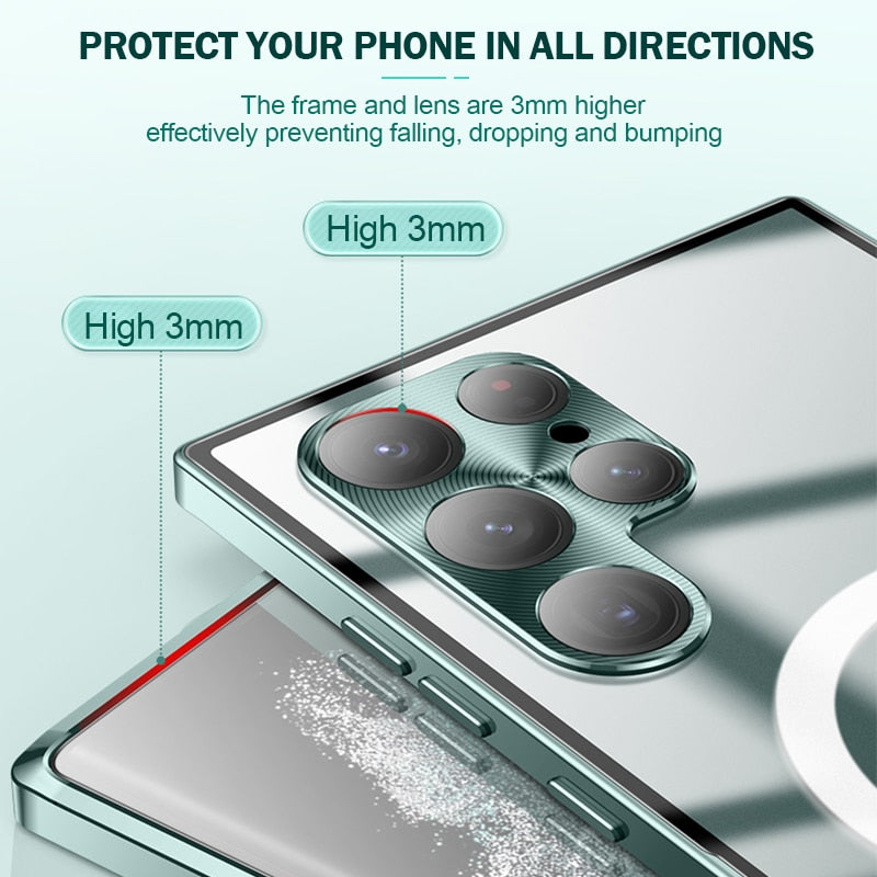 Magic Shield Ultra thin Metal Case For Samsung Galaxy