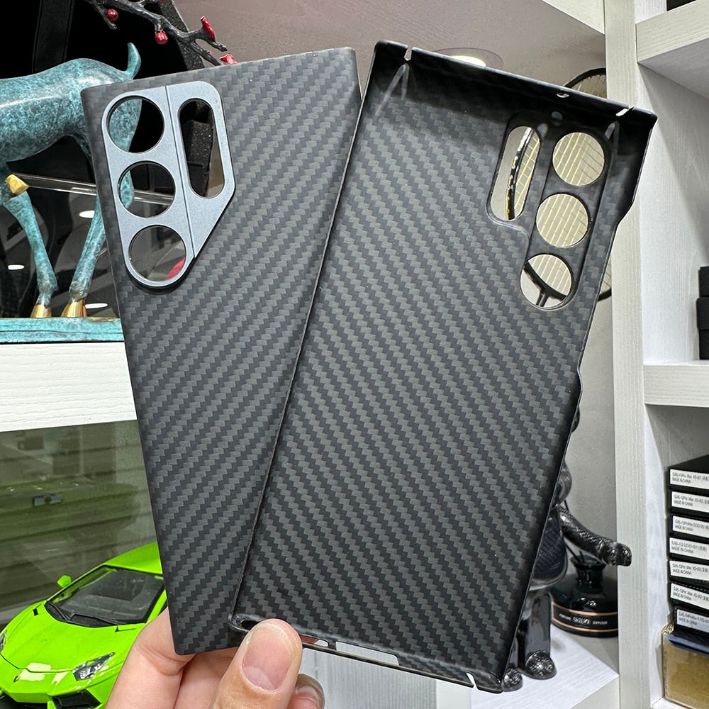 Carbon fibre phone case For Samsung Galaxy