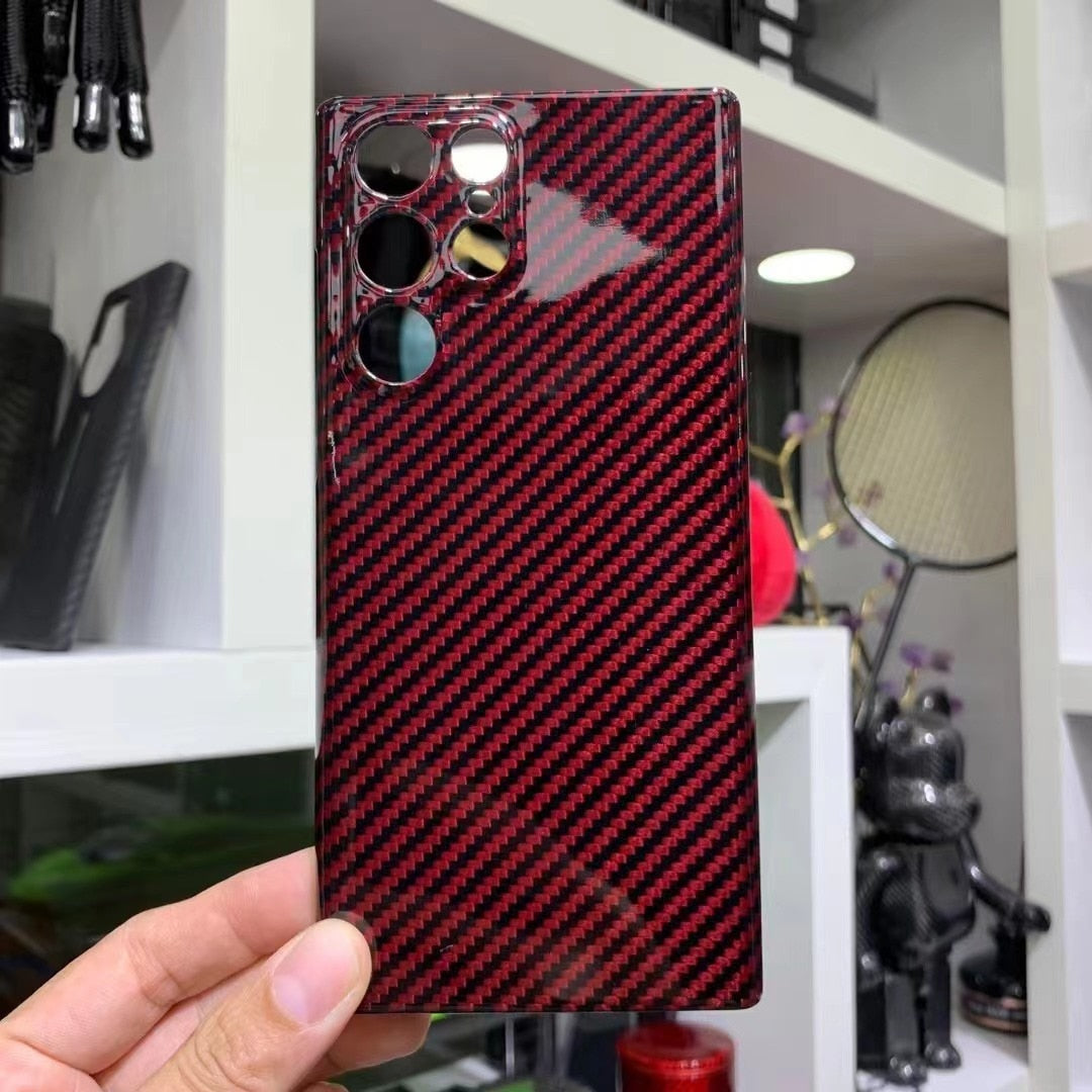 Carbon fibre phone case For Samsung Galaxy