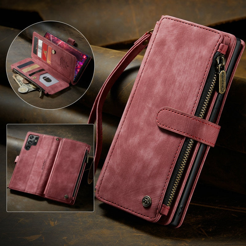 Case For Samsung - Zipper Wallet Case