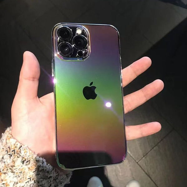Luxury Rainbow Laser Aurora Phone Case for iPhone