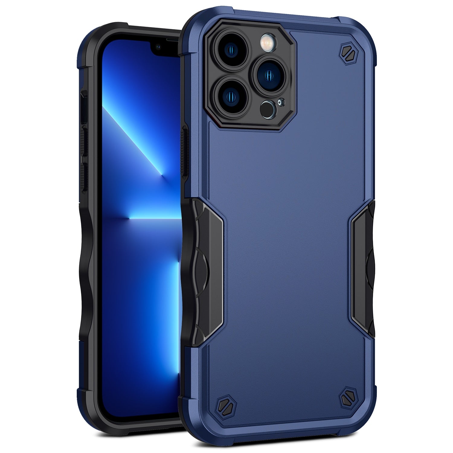 Rugged Armor Shockproof Case For iPhone