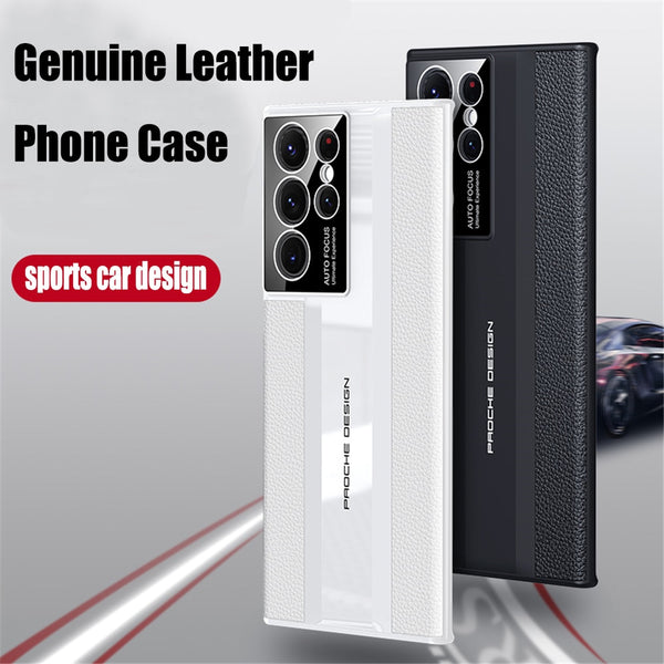 Luxury Ultra-thin Leather Cover For Samsung Galaxy