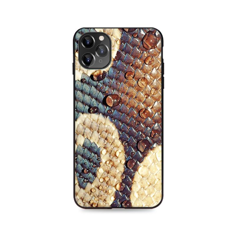 Snake Skin Print Animal Phone Case for iPhone