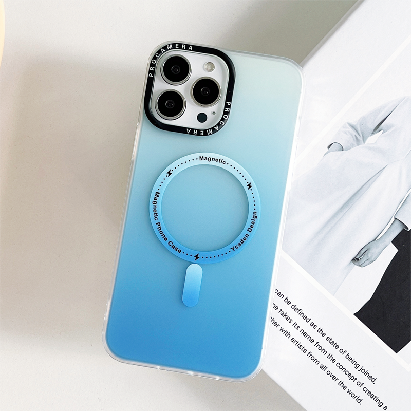Translucent Gradient For MagSafe Magnetic Matte Case For iPhone