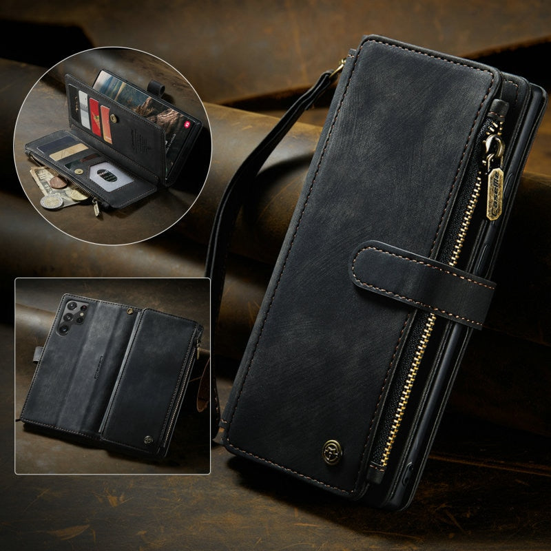 Case For Samsung - Zipper Wallet Case