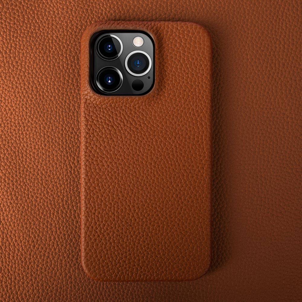 Luxury Genuine Leather Cover Business Phone Cases Back Cover For iPhone