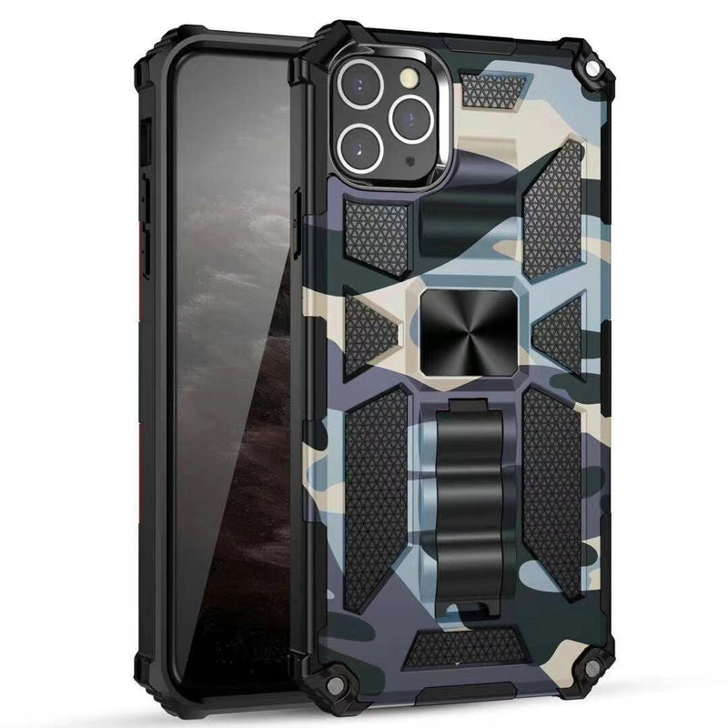Camouflage Rugged Armor Shockproof Phone Case For iPhone