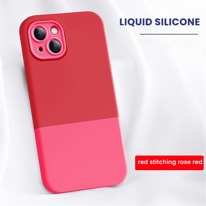 Shockproof Silicone Bumper Phone Case For iPhone