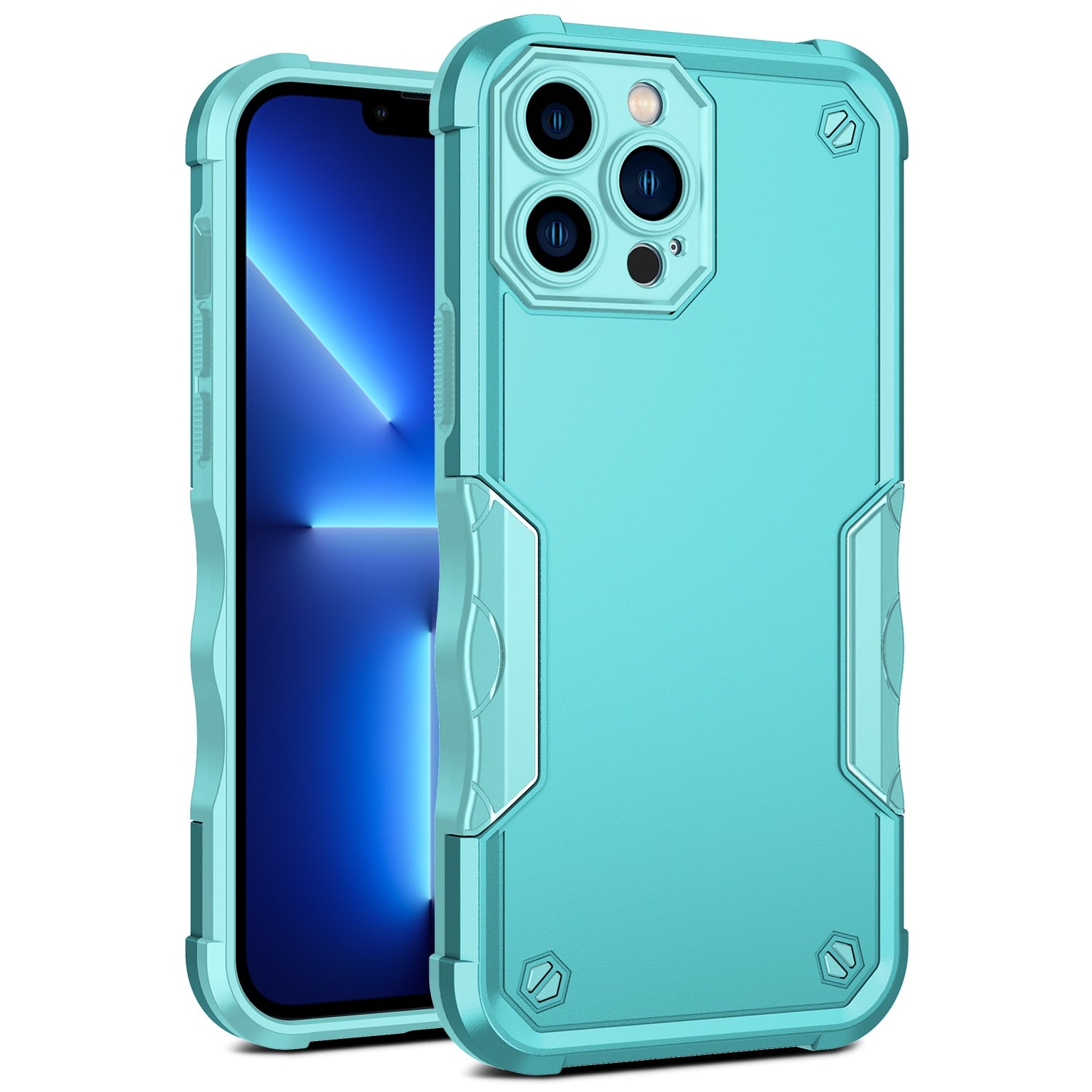 Rugged Armor Shockproof Case For iPhone