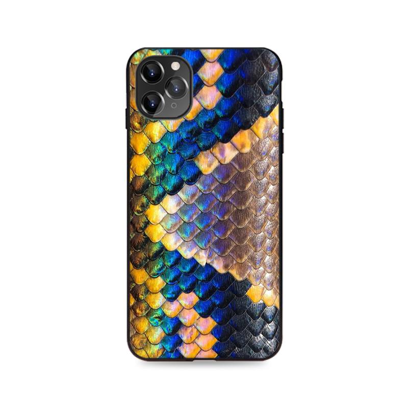 Snake Skin Print Animal Phone Case for iPhone