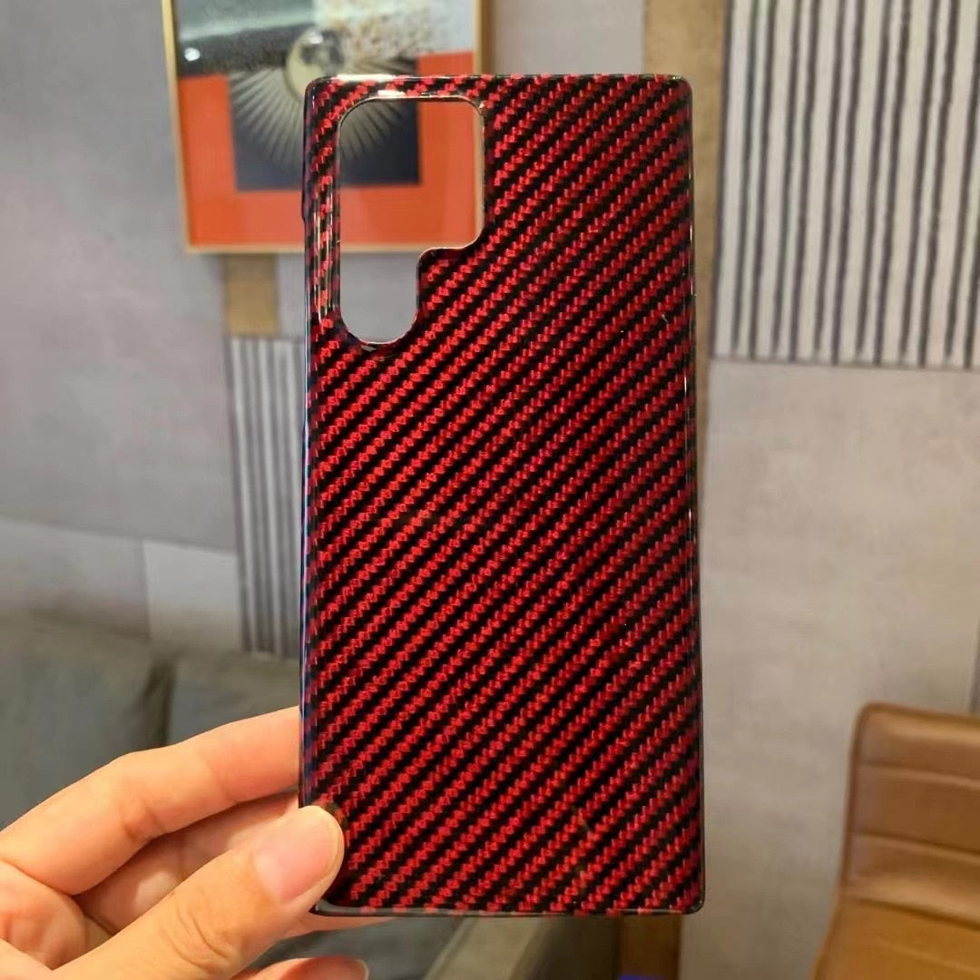 Carbon fibre phone case For Samsung Galaxy