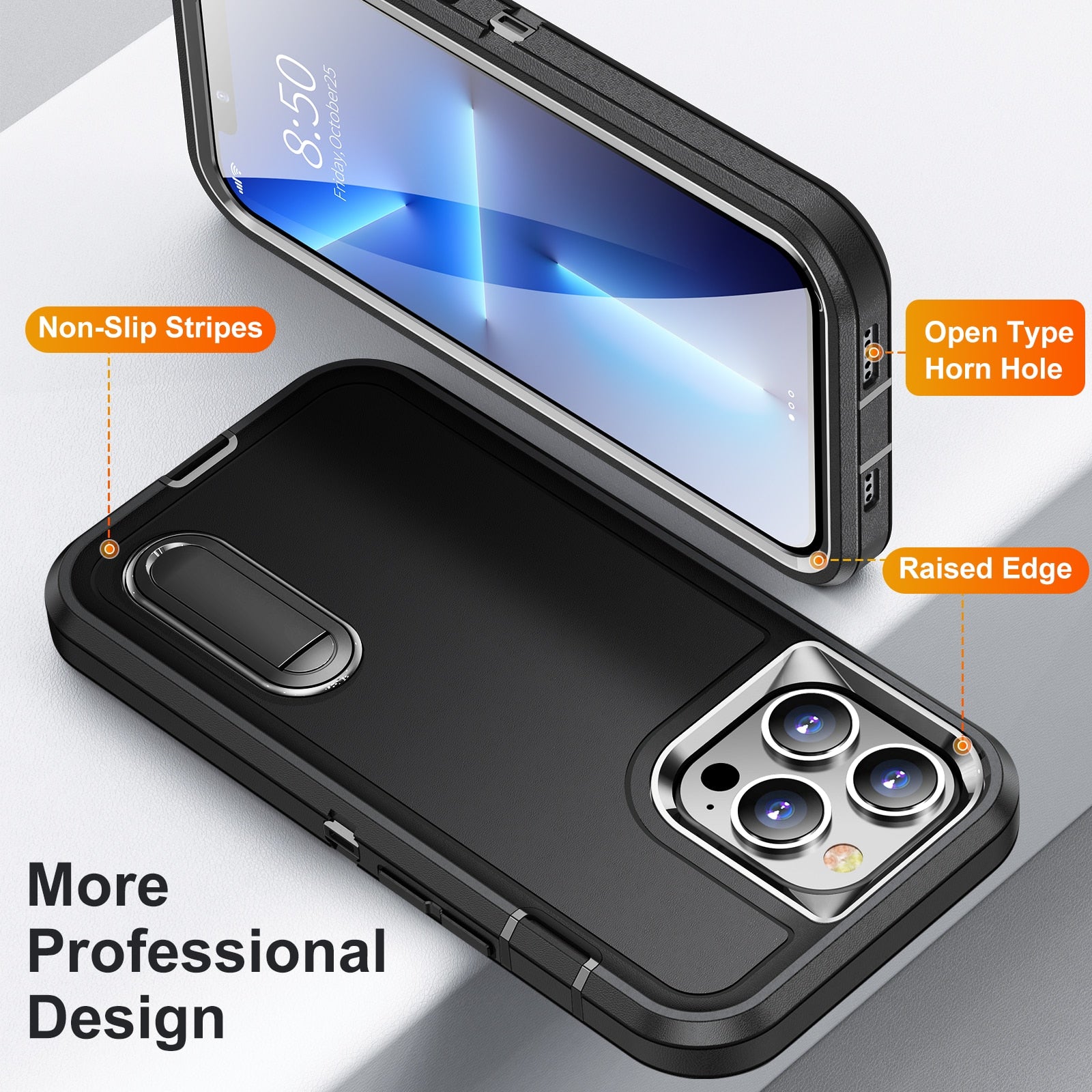 Heavy Armor Shockproof Defend Case For iPhone