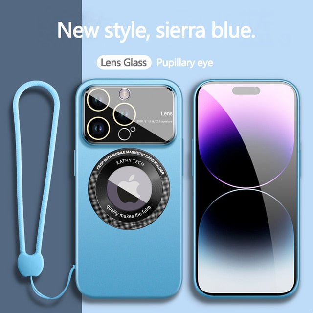 Glass Lens Protects Phone Case For iPhone MagSafe