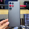 Carbon fibre phone case For Samsung Galaxy