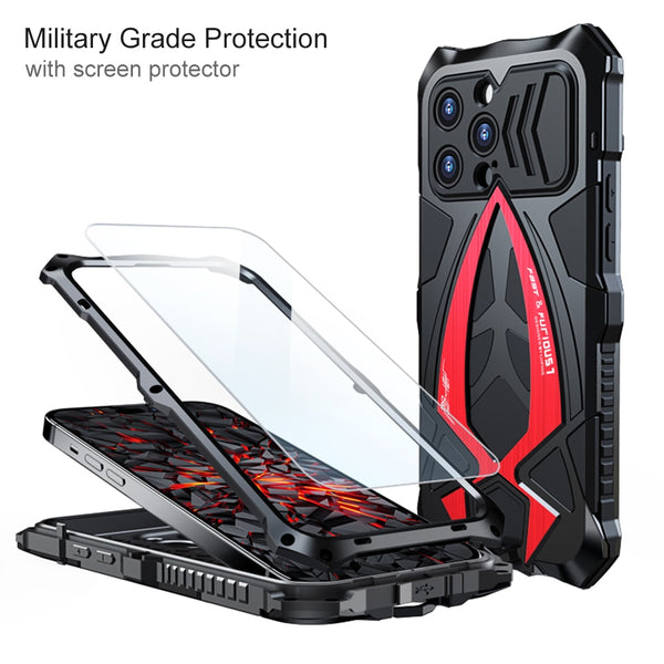 Military Shockproof Rubber Full Rugged Cover With Protector
