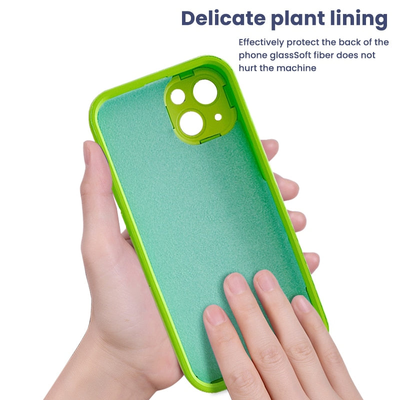 Shockproof Silicone Bumper Phone Case For iPhone