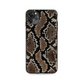 Snake Skin Print Animal Phone Case for iPhone