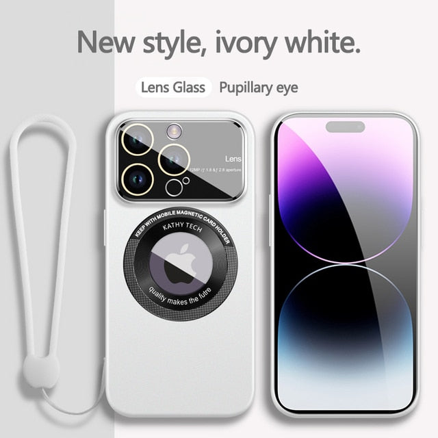 Glass Lens Protects Phone Case For iPhone MagSafe