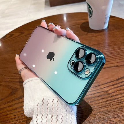 Luxury Gradient PC Plating Case for iPhone