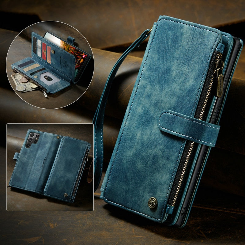 Case For Samsung - Zipper Wallet Case