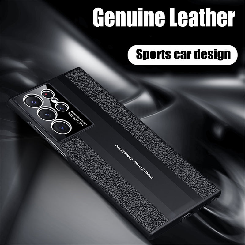 Luxury Ultra-thin Leather Cover For Samsung Galaxy