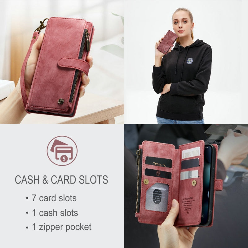 Case For Samsung - Zipper Wallet Case