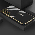 Luxury Square Plating Soft Silicone Case For Samsung Galaxy