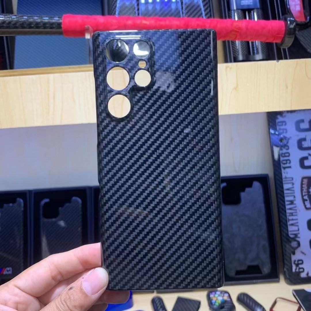 Carbon fibre phone case For Samsung Galaxy