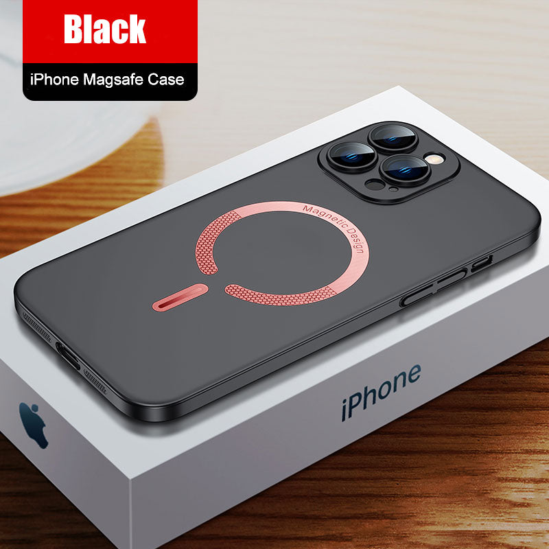 MagSafe Case Ultra Thin PC Shockproof Phone Cover for iPhone