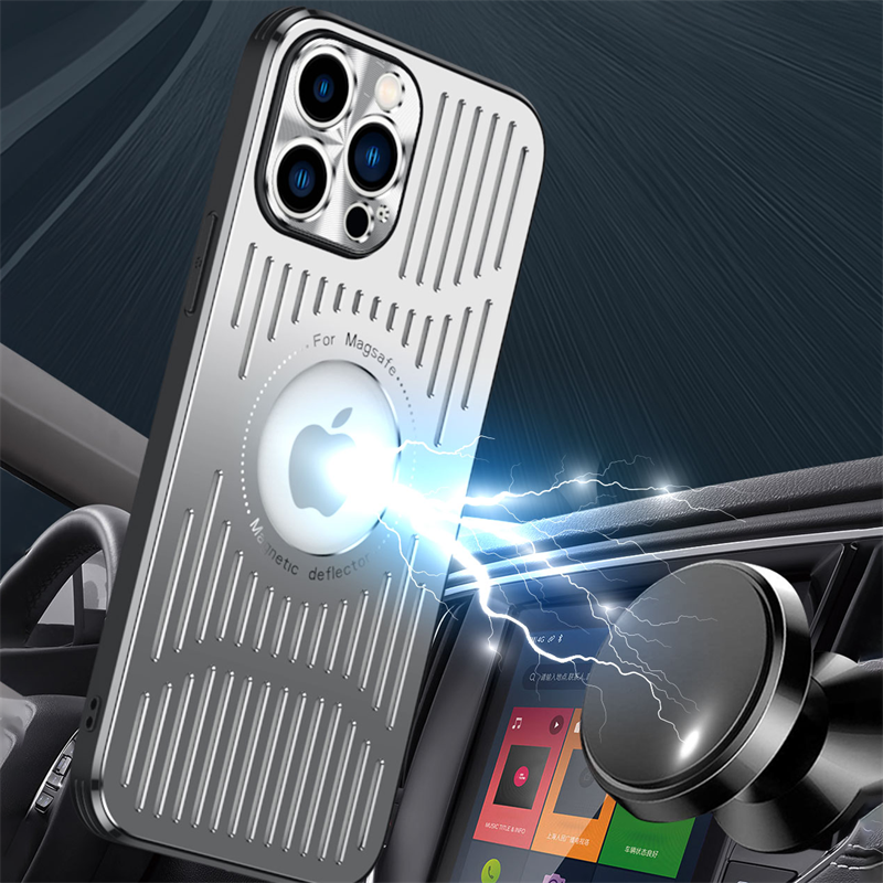 Heat Dissipation Case For iPhone Ice Armor Shockproof Aluminum Alloy Cover