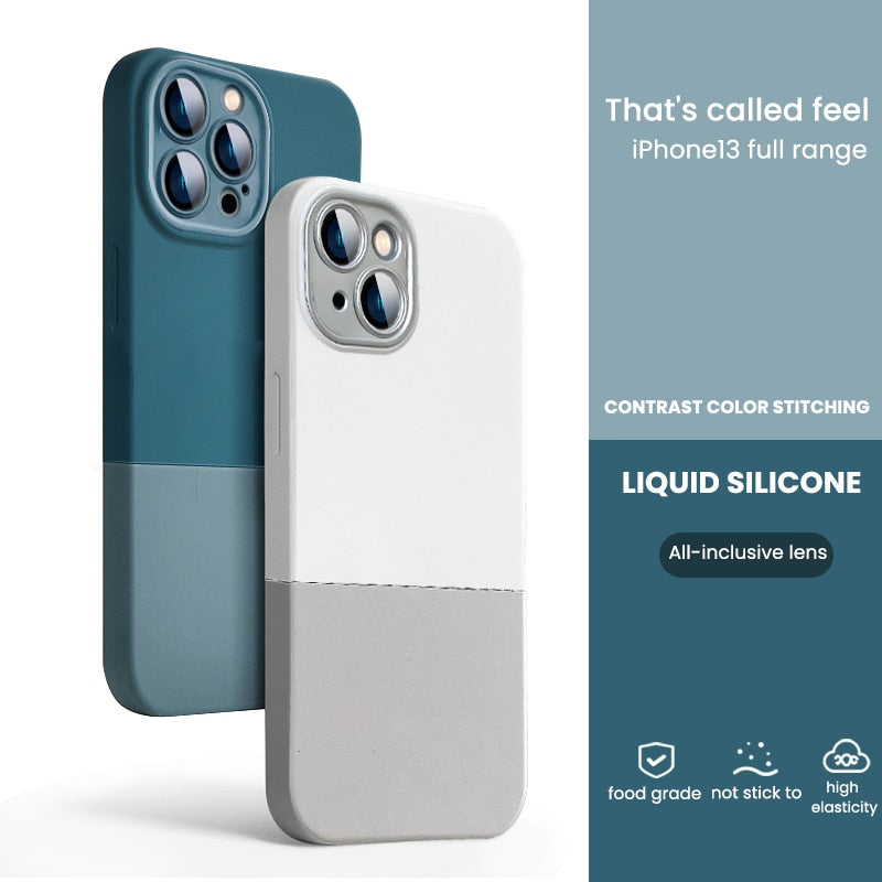 Shockproof Silicone Bumper Phone Case For iPhone