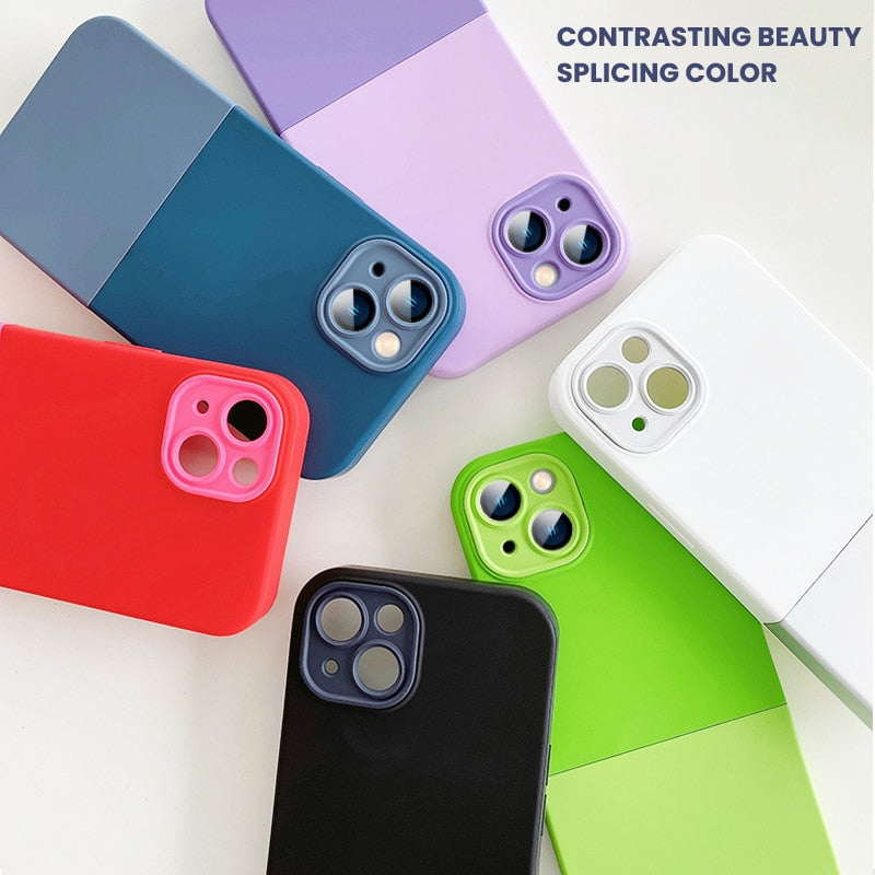 Shockproof Silicone Bumper Phone Case For iPhone