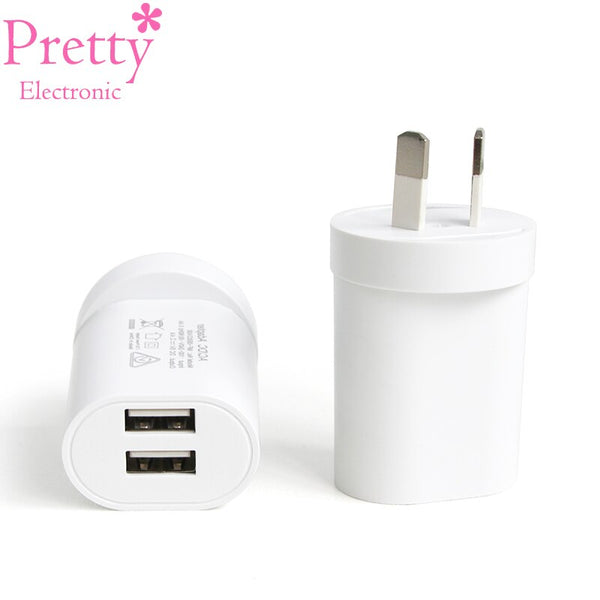 USB Power Adapter Plug Dual USB Charging - Carbon Cases