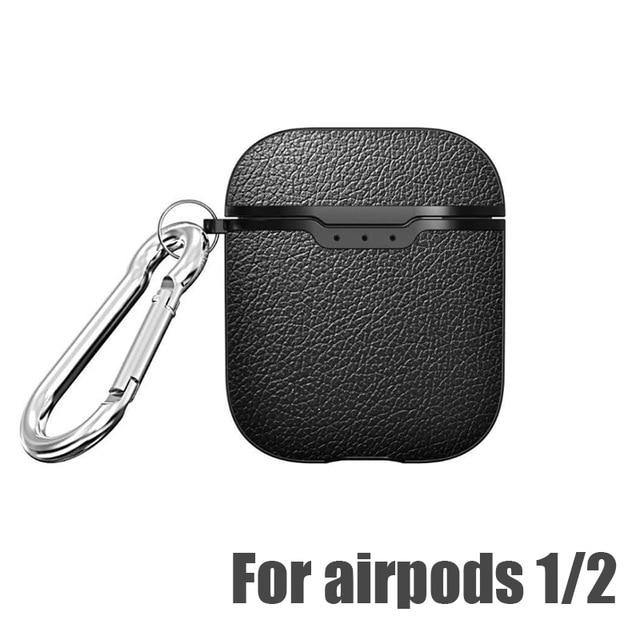 Carbon Fibre Texture Design TPU Soft Shell Case For AirPods - Carbon Cases