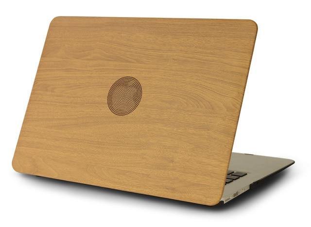 Classical Wood Grain PU Leather Top For MacBook - Touch Bar + Keyboard Cover - Carbon Cases