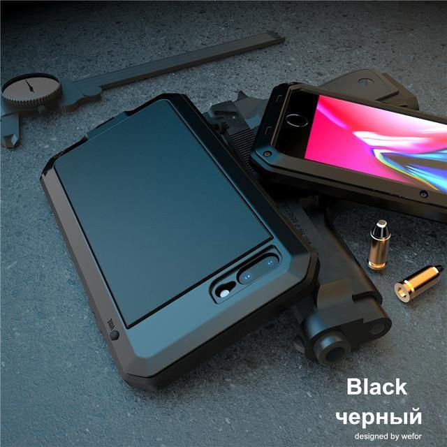 Luxury 360 Full Protect Metal Aluminium Phone Case - Carbon Cases