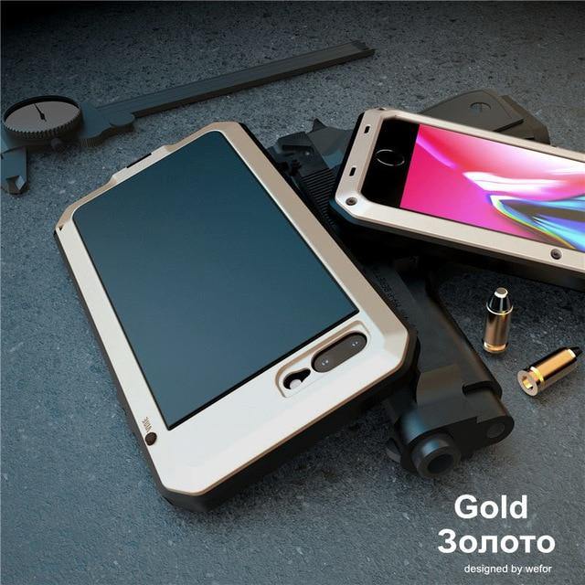 Luxury 360 Full Protect Metal Aluminium Phone Case - Carbon Cases